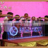 GH-IS012 Clear Acrylic Led Logo Sign Display Edge Lit Acrylic Signs thumbnail-3