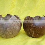 Coconut Shell Bowl for Candles Holder thumbnail-1