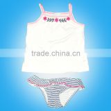 so cute newborn baby girls toddler boutique 100%polyester summer swing top swimming outfit sets clothing