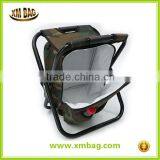 2 in 1 Portable Folding Fishing Chair Backpack With Insulated Cooler Bag for Fishing Camping Cooler Chair thumbnail-2