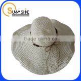 SUNNY SHINE Fashion Large Along the Sun Hats of Straw thumbnail-2