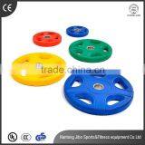 Hot selling Weight lifting Bumper barbell weight plate(rubber cover)