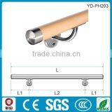 Stair Round Wood Handrail thumbnail-1