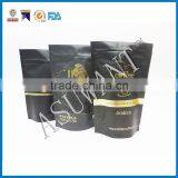 120capsules Food Supplements Packing Bags/black Printing Ziplock Stand up Pouch/eco Friendly Bags