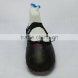 S5025 Folding Leather Ballet Shoes High Quality Suede Sole Dance Shoes for Cheap Folding Ballet Shoes thumbnail-5