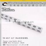 Double Holes Shelving Metal Upright Post Round Post