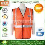 2014 Hot Selling Orange Road Security EN471 Standard Mesh Reflectiing Safety Vest from China