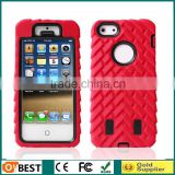 2014 Robot Series Heavy Duty armor case for iphone 5/5S,PC + Silicone 3 in 1