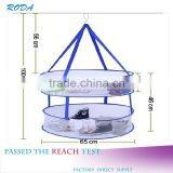 Mesh Drying Rack Laundry Clothes Drying Folding Metal thumbnail-1