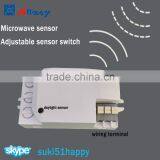 Motion Sensor Adjustable Light Switch Intelligent Timer Lux Detect Distance Adjustable Sensor Switch