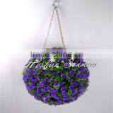 Hot Sale PE Material 2016 New Style Artificial Hanging Basket Plant for Wall Decoration thumbnail-2
