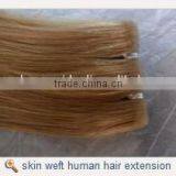 Double Drawn Double Sided Skin Weft Remy Hair Human Hair Extension thumbnail-1