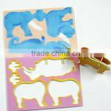 2015 Newly Custom Made Mini Puzzle/wooden Jigsaw Puzzle Blank/iq Puzzle Lights thumbnail-1