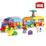 50pcs plastic train large creative blocks building toy to kids