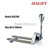All stainless steel hand pallet truck ACS20H
