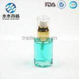 30ml Antique Cosmetic Luxury Lotion Glass Bottle With Pump