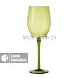 SAMYO Handmade Home Usage Decoration Hot Sale Fashion Ballon Wine Glass With Color thumbnail-3