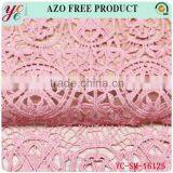 Dark Color Fashion Eyelet Embroidery Fabric Chemical Lace Fabric for Garment thumbnail-4