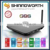 New Clock! G9S Amlogic S905 2G 16G 2.4+5G Wifi Quad Core Google Android tv Box thumbnail-3