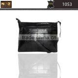 Leather Hand Bag in Blac Color