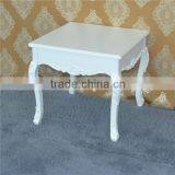 Rectangular Wood Mdf Living Room Furniture Center Adjustable Height White Coffee Table thumbnail-2