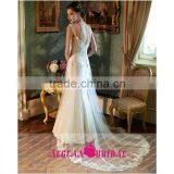 GS12 Sexy Sweetheart Cap Sleeve Luxury Wedding Dresses Beaded Bust Lace Floor Length Vestido De Noiva Saia Removivel thumbnail-2