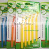 "L" Style Interdental Brush Picks SSS, SS, S, M, China Manufacturer, OEM Offered thumbnail-3