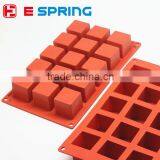 15 Cavity Silicone Brownie Mold Bread Mold Square Soap Mold thumbnail-1