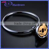 Top Selling Brass Material Ceramic Bathroom Hanging Towel Ring thumbnail-5