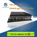 Small size hd iptv encoder decoder 1ch for point to point transmitting system COL-D7101HV