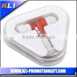 Portable Wholesale Promotion Earphones in Case