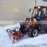 Everun ER08 Small Wheel Loader With Snow Blade thumbnail-2