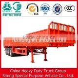 Sino Truck Tri-Axle Side Wall Semi Trailer Cargo Trailer Utility Trailer for Sale thumbnail-1