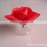 85ml Christmas Plastic Candle Cup With Red Flower thumbnail-2