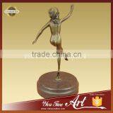 Nude Dancing Girl Bronze Sculpture thumbnail-2
