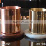 Private Label Brand Logo Choise New Design Brass Copper Candle Jar thumbnail-1