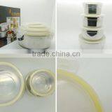 Stainless Steel Non-magnetic Fresh Keeping Box 4pcs Set thumbnail-1