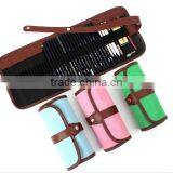 Factory Wholesale 72 Colored Pencil Roll Up Bag Canvas Pencil Wrap thumbnail-6