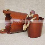 Natural Small Round Wooden Craft Bucket for Kids thumbnail-4