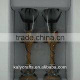 2013 New Decorated Cowboy Resin Wedding Glass thumbnail-1