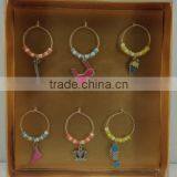 2013 New Products Skull With Diamond Drinking Charms thumbnail-3