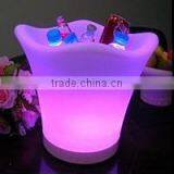 REIDZ Factory Hot Supply Colour Changing LED Ice Bucket 3.5L Hot Sale PP Illuminated Led Ice Bucket