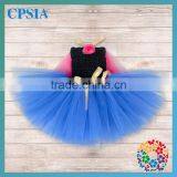Handmade Cute Design Princess Custome Red Black Blue Flower Girl Tutu Dress thumbnail-1