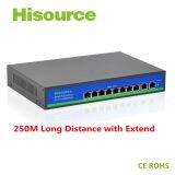 Hisource 8+2 250m Long Distance 48v Poe Switch thumbnail-3