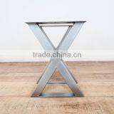 Marble Base Dining X Shape Table Bases Stainless Steel Leg thumbnail-3