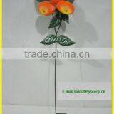 YS2015A218 Spring Fruit Series Peach Apple Pearl Watermelon Orange Wrought Iron Garden Stake thumbnail-6