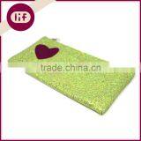 Novelty Flat Glitter Pencil Bag, With Heart Glitter Pencil Bag, Shinning Pencil Bag thumbnail-2