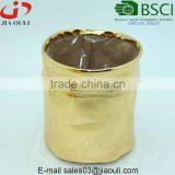 Glossy Color Gold/silver/light Purple PU Waterproof Planter Pot Bag thumbnail-1