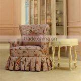 Luxury Solid Wooden Kids Single Bedroom Sofa Chair in Pink Color - BF07-70355S thumbnail-1