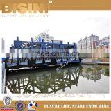 Urban Residential Area Steel Structure Landscape Car Bridge, Compasses Shape Bridge, Inland River Vehicle Bridge(BF08-Y10025)